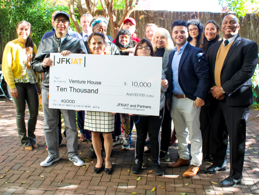 JFKIAT Presents $150,000 in Donations to Local Queens Nonprofit Organizations New York Airport Venture House Metropolitan Airport News