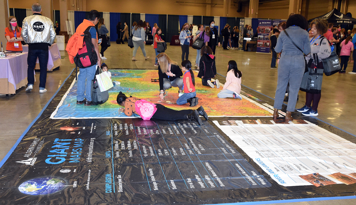 33rd WAI Conference Honors Female Aviation Pioneers New York Airport WAI22 GIAD Nashville Mars Map Photo Credit Mike Ullery Metropolitan Airport News