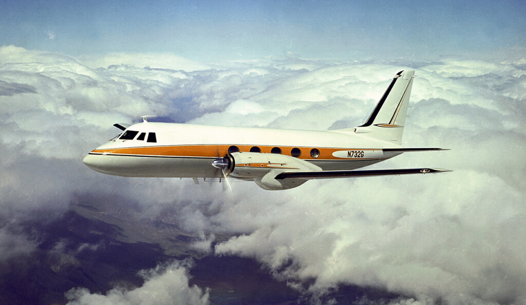 Walt Disney's Grumman Gulfstream I Airplane Returns to Palm Springs Straight from D23 Expo 2022 New York Airport Walt Disney Gulfstream I Metropolitan Airport News