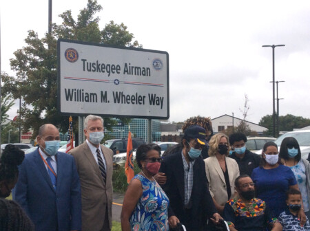 Tuskegee Airman and Hempstead Resident Honored By Cradle of Aviation Renaming a street near the Cradle of Aviation museum William Wheeler Way