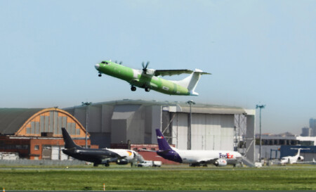 ATR 72-600 freighter first test flight on Sept. 16. (Source: ATR)