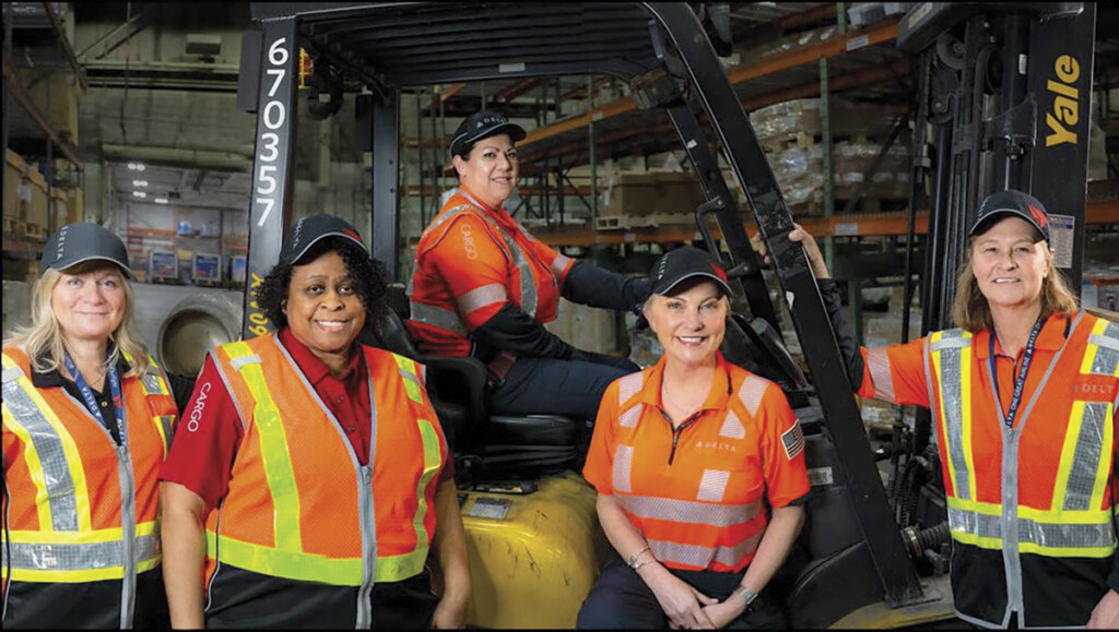 Women in Air Cargo New York Airport Delta Cargo Ladies