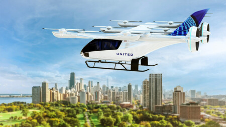 United Invests Another $15 Million in Electric Flying Taxi Market with Eve