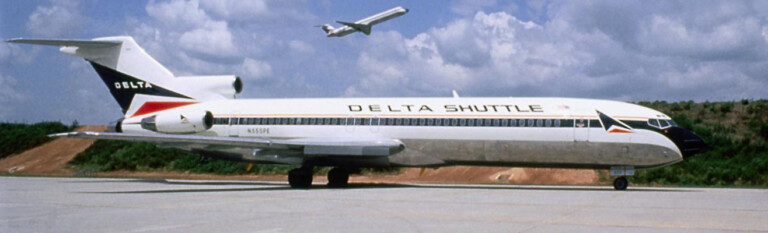 Delta Shuttle Celebrates 25 Years of Convenience, Flexibility first delta shuttle livery 1991 Metropolitan Airport News