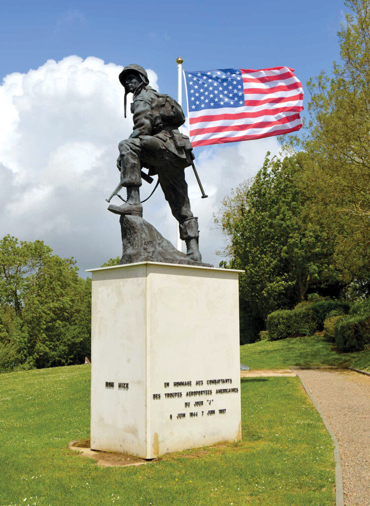 D-Day: The Day Each Year Europe Celebrates The Beginning of Their Liberation New York Airport Iron Mike Airborne Memorial statue