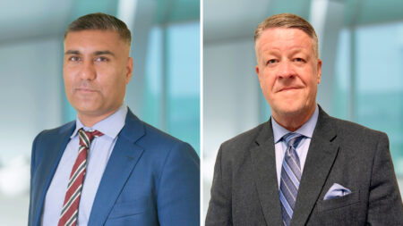 (L.-R.): Ajay Barolia, Senior Vice President Cargo, Swissport North America and Peter Weir, Senior Vice President Cargo Commercial, Swissport North America