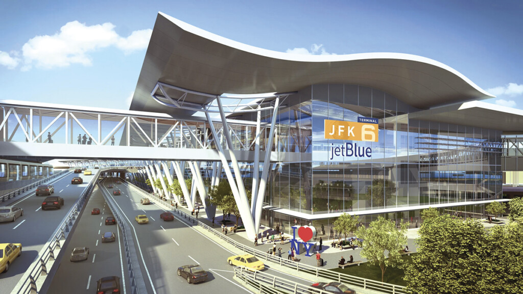 The JFK Airport Terminal 6 Revival New York Airport Artist rendering of the new Terminal 6 at JFK Airport.