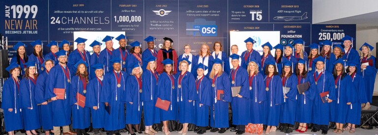 JetBlue’s Employer-Sponsored College Degree Program Reaches a Milestone – 250 Degrees Conferred JetBlue’s Award-Winning Employer-Sponsored College Degree Program, JetBlue Scholars, Reaches a Milestone – 250 Degrees Conferred