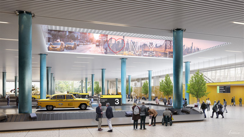 Governor Hochul Announces Plan to Build World-Class $9.5 Billion International Terminal at JFK Airport New York Airport renderings of jfk airports new terminal one 51743945181 o Metropolitan Airport News