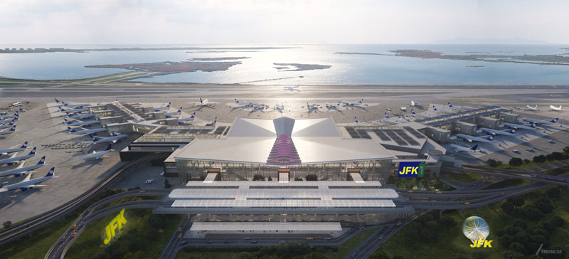 Governor Hochul Announces Plan to Build World-Class $9.5 Billion International Terminal at JFK Airport New York Airport renderings of jfk airports new terminal one 51744592154 o Metropolitan Airport News