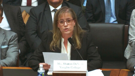 Dr. Sharon DeVivo was in Washington, DC to speak to the U.S. House of Representatives’ aviation subcommittee