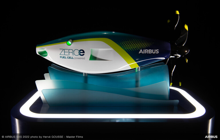 Airbus reveals hydrogen-powered zero-emission engine